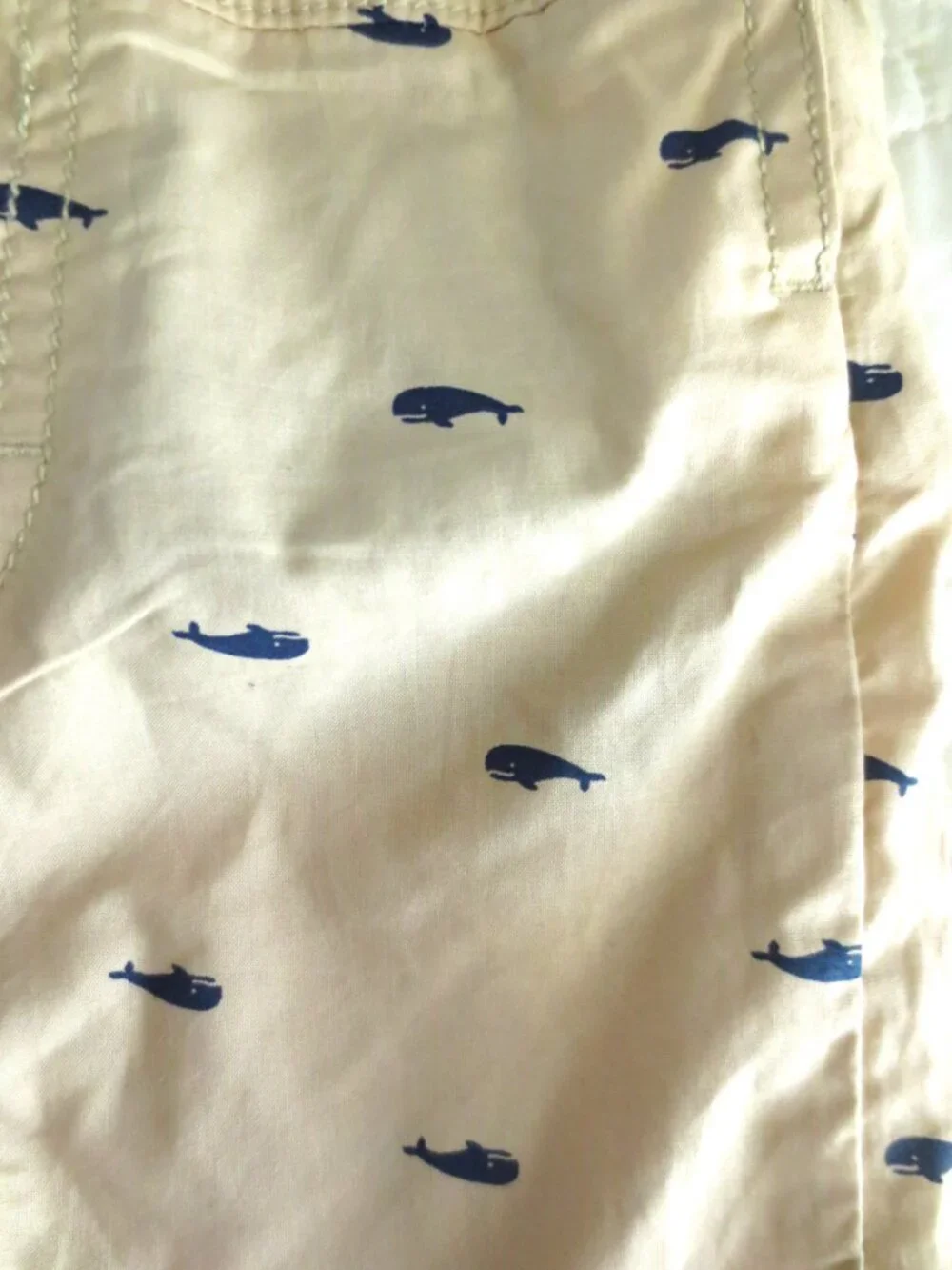 Carter's Nautical Print Boy's Overall Set